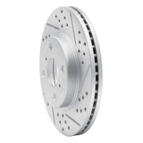 R1 04-06 Scion Xb Front Right Drilled & Slotted Geo-Carbon Rotor