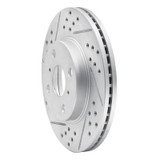 R1 04-06 Scion Xa Front Left Drilled & Slotted Geo-Carbon Rotor