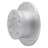 R1 02-18 Dodge Sprinter 3500 Rear Right Drilled & Slotted Geo-Carbon Rotor