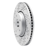 R1 16-25 Mazda 6 Front Left Drilled & Slotted Geo-Carbon Rotor