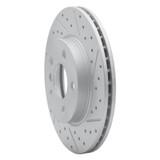 R1 14-24 Mini Cooper (Excl Clubman Front Right Drilled & Slotted Geo-Carbon Rotor