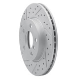 R1 14-24 Mini Cooper (Excl Clubman Front Left Drilled & Slotted Geo-Carbon Rotor