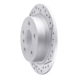 R1 14-24 Mini Cooper (Excl Clubman Rear Right Drilled & Slotted Geo-Carbon Rotor