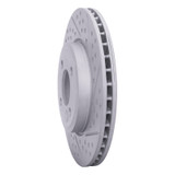 R1 07-15 Mini Cooper (Excl Clubman Front Right Drilled & Slotted Geo-Carbon Rotor