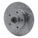 R1 02-11 Nissan APRio (Mexico) Front Left Drilled & Slotted Silver Brake Rotor