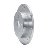 R1 15-25 Lexus ES250 Rear Right Drilled & Slotted Silver Brake Rotor