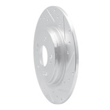 R1 18-25 Honda Odyssey Rear Right Drilled & Slotted Silver Brake Rotor