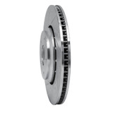 R1 16-22 Acura ILX Front Left Drilled & Slotted Silver Brake Rotor
