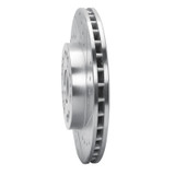 R1 90-90 Lexus LS400 Front Right Drilled & Slotted Silver Brake Rotor