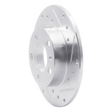 R1 98-24 Audi A1 (Mexico) Rear Right Drilled & Slotted Silver Brake Rotor