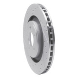 R1 08-14 Chrysler 200 Front Left Drilled & Slotted Silver Brake Rotor
