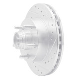 R1 98-02 Ford Ranger (USA/Canada) Front Right Drilled & Slotted Silver Brake Rotor