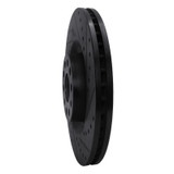 R1 06-13 Audi S3 (Mexico) Front Right Drilled & Slotted Black Brake Rotor