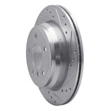 R1 06-20 BMW 420i (Mexico) Rear Right Drilled & Slotted Silver Brake Rotor