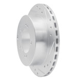 R1 91-99 Dodge STEALTH Rear Right Drilled & Slotted Silver Brake Rotor