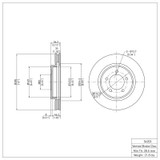 DFC 06-10 Ford Explorer Sport Trac Front Brake Rotor