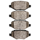 DFC 09-19 Ford Taurus (Excl SHO) Rear 5000 Advanced Ceramic Brake Pads