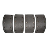DFC 88-94 Chevrolet W5500 Tiltmaster (w/Front Drum Brakes) Rear Premium Riveted Shoes
