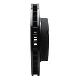 R1 80-93 Dodge W100 Front Right Drilled & Slotted Black Brake Rotor