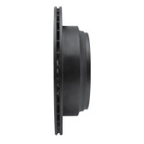 R1 92-04 Acura SLX Rear Right Drilled & Slotted Black Brake Rotor