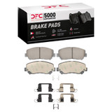 DFC 16-17 Chrysler 200 Front 5000 Advanced Ceramic Brake Pads and Hardware Kit