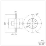 DFC 94-02 Mazda Miata Front Brake Rotor