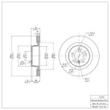DFC 06-09 Land Rover Range Rover Front Brake Rotor