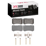 DFC 07-13 Mercedes-Benz S600 Rear 5000 Advanced Low Metallic Brake Pads and Hardware Kit