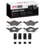 DFC 00-04 Ford Focus Front 5000 Advanced Semi Metallic Brake Pads and Hardware Kit