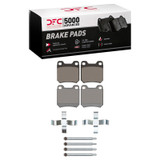 DFC 97-01 Cadillac Catera Rear 5000 Advanced Low Metallic Brake Pads and Hardware Kit