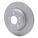 DFC 06-13 BMW 330i Rear GeoSPEC Coated Rotor - Dimpled and Slotted
