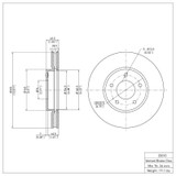 DFC 97-03 Jaguar XJ8 Front Brake Rotor