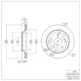 DFC 88-96 Chevrolet Corvette Rear Brake Rotor