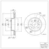 DFC 95-02 Suzuki Esteem Front Brake Rotor