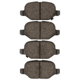 DFC 09-19 Fiat 500 (USA/Canada) Rear 5000 Advanced Ceramic Brake Pads