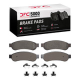 DFC 05-10 Ford F-350 Super Duty 2WD Rear 5000 Advanced Semi Metallic Brake Pads and Hardware Kit