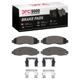 DFC 03-04 Dodge Dakota RWD Front 5000 Advanced Semi Metallic Brake Pads and Hardware Kit