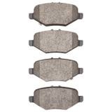 DFC 13-19 Ford Explorer Rear 5000 Advanced Semi Metallic Brake Pads