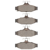 DFC 85-97 Chevrolet Corvette Rear 5000 Advanced Low Metallic Brake Pads