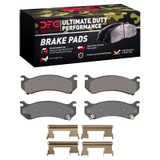 DFC 99-13 Cadillac Escalade EXT Front/Rear Ultimate Duty Performance Brake Pads and Hardware Kit