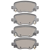 R1 14-23 Chrysler 200 Rear R1 Optimum OE Brake Pads
