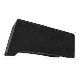DS18 Single 10in Shallow Subwoofer and Enclosure 600 Watts RMS Downfiring Sealed Black Carpet