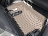 WeatherTech 2025 Nissan Armada/Infiniti QX80 2nd Row Bucket w/Mini Console Rear FloorLiner - Tan