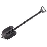 Go Rhino Xventure Gear Sharktooth Stackable Shovel - Textured Black
