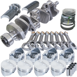 Eagle Chevy 350 1Pc 3.750in Crank 5.700in I-Beam Rods 4.030in Pistons 153 Tooth FP Balanced Assembly