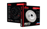 DBA 2022+ Audi RS3 5000 Series Slotted Front Brake Rotor w/Sliver Hat
