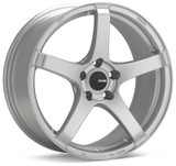 Enkei KOJIN 18x8 35mm Inset 5x112 Bolt Pattern 72.6mm Bore Dia Matte Silver Wheel