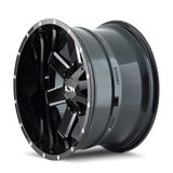 ION 141 20x9 / 8x170 BP / 18mm Offset / 125.2mm Hub Gloss Black Milled Wheel