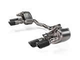 Akrapovic 2024+ Porsche Panamera Slip-On Line (Titanium) w/ Carbon Tips: Requires V6 or V8 fit kit