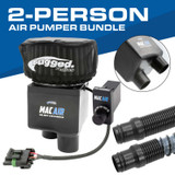 Rugged Radios MAC Air 2-Person Helmet Air Pumper (Bundle)
